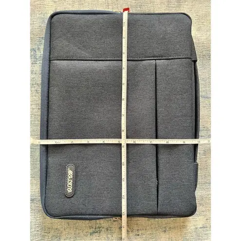 Mosiso Blue Laptop Ipad Zippered Sleeve Bag with Carry Handle Blue