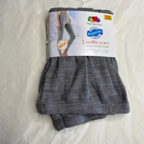 Fruit of the Loom  Ring Spun Eversoft Cotton Waffle Pant. Size Large (12-14)