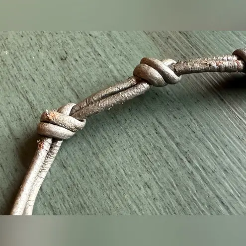 Chan Luu Leather Pyrite Adjustable Bracelet