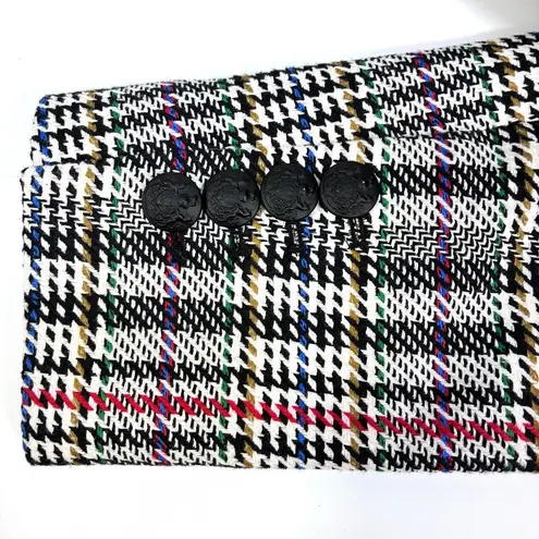 Veronica Beard Empire Tweed Plaid Dickey Jacket Multi 2 NWT Blazer
