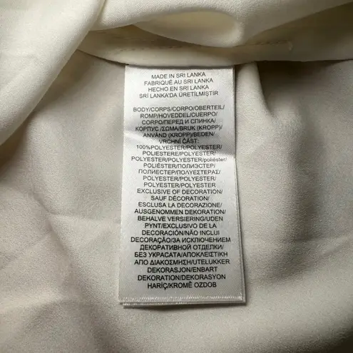 Ralph Lauren Ivory Lace Trim Robe, Women's Medium, New With Tags, Lingerie White