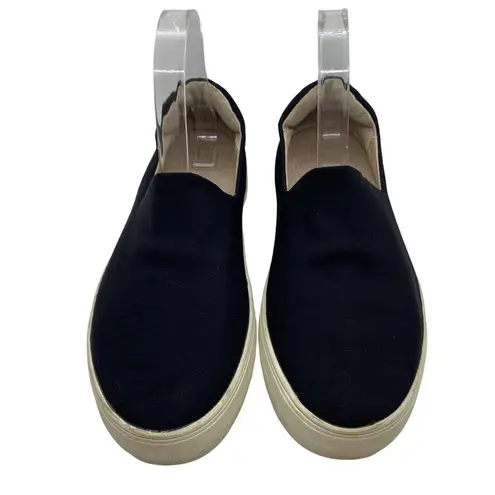 JSlides J/SLIDES Black Slip On Platform Sneakers Fabric Sneaker Slip Ons, 7.5 (7 1/2)
