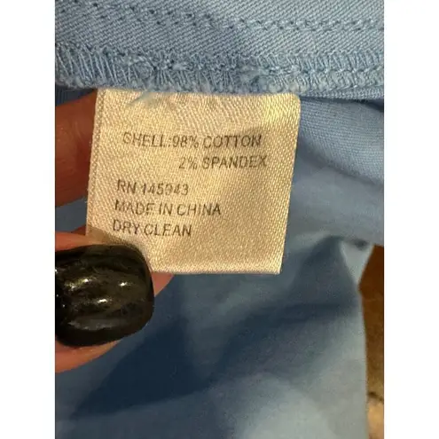 Color Me Courtney Dress Womens 0 Blue Denim Alle Utility Fit And Flare Mini