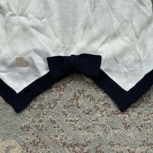 Vintage Savion Knit Skirt Set White Black 12