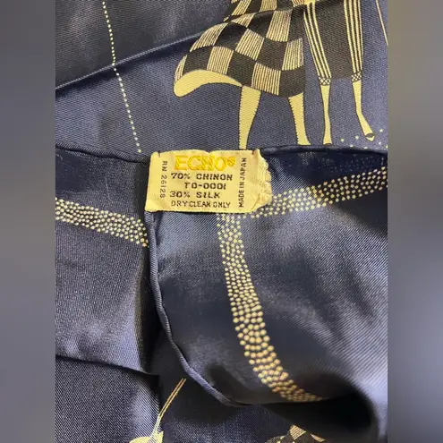 ECHO Blue Vintage Golf Print Scarf 25x25
Vintage Country Club resortwear preppy