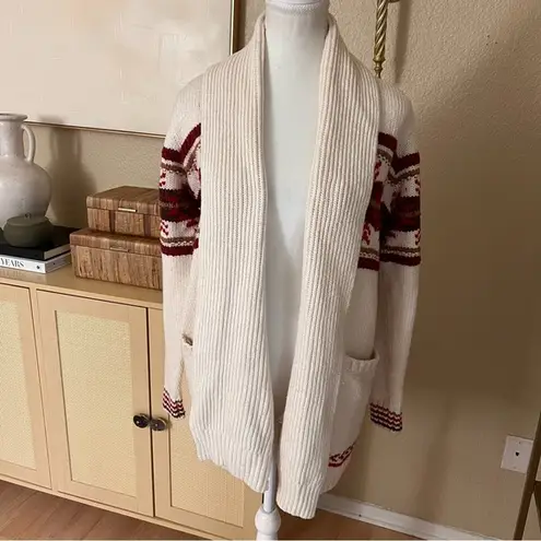 Marine layer Brooklyn Printed Shawl Collar Cardigan Size XS