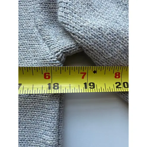 One Grey Day Gray Sweater with Open Knit Back Size Small