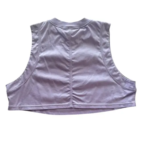 Deep Dark Dangerous Octopus Graphic Cropped Tank – Lavender XS 100% Pima Cotton Purple