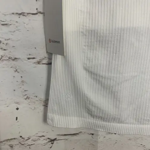 LULULEMON Ebb to Street Short Sleeve Shirt Women's 14 White Workout Tee T