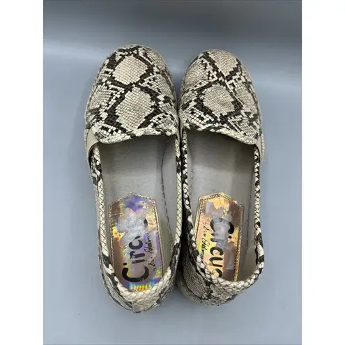 Circus by Sam Edelman Snakeskin Espadrille Slip On Shoes Women’s 9