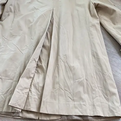 Ellen Tracy Short Trench Coat Size Large NWT