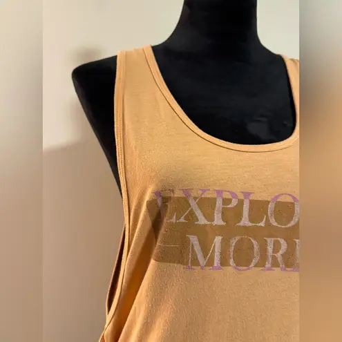 Preloved Free People Movement Orange Explore More Graphic Tank size small