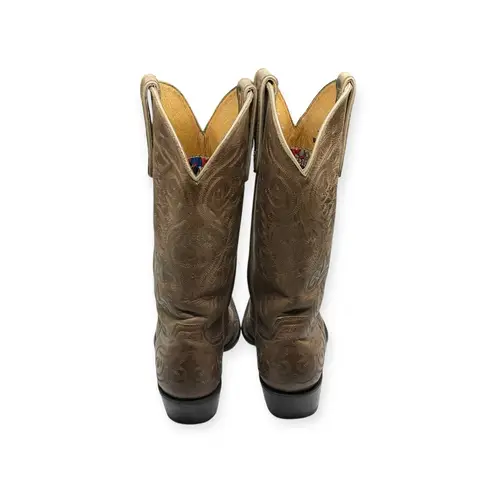 Old Gringo π€ Yippee Ki Distressed Leather Tall Snip Toe Cowboy Boots π€ Tan π€ 7.5