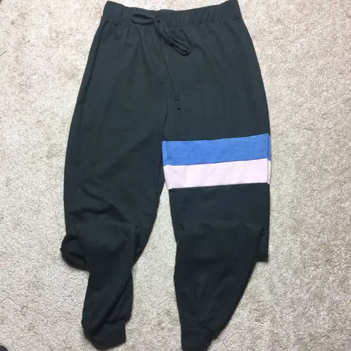 Peach Love California Stripe Sweatpants Size Small