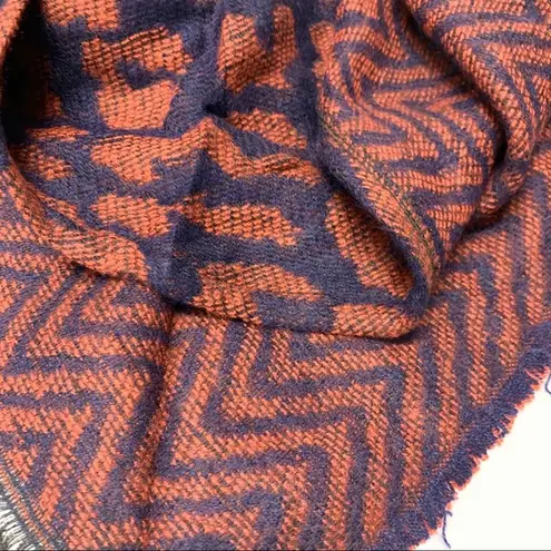 Boutique Reversible Triangle Scarf Leopard Red NEW