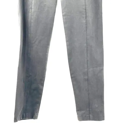 Donna Karan Black Label Compression Fit Leggings Soft Grey Canvas Size 8 Womens