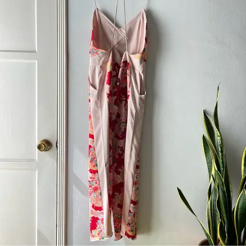 Vintage Wide Leg Jumpsuit•Sz see measurements! Red