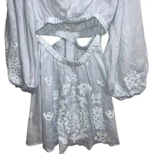A.L.C. NEW NWT Irene Cutout Dress In Ice Water Blue