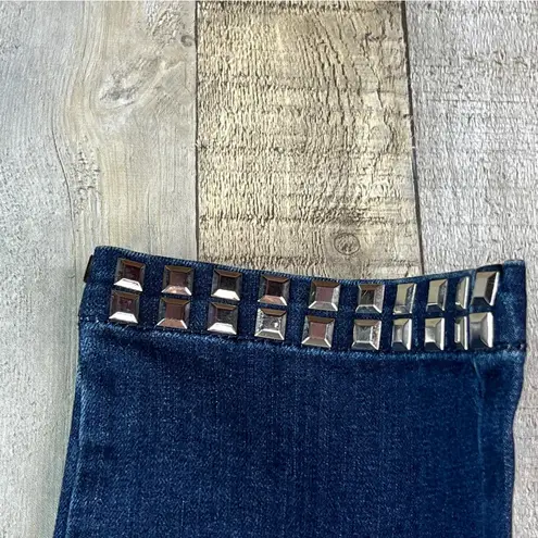 Liuce’s Jeans 7 Crystal Buttons Silver Grommets(some missing) Acid Washe… Blue Size undefined