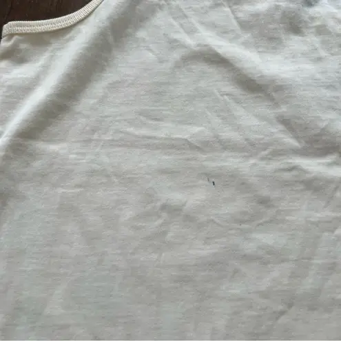 Ralph Lauren Lauren Active Butter Yellow Logo Tank 100% Cotton size Medium