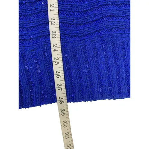 Roz & Ali Women's Royal Blue Knitted Top