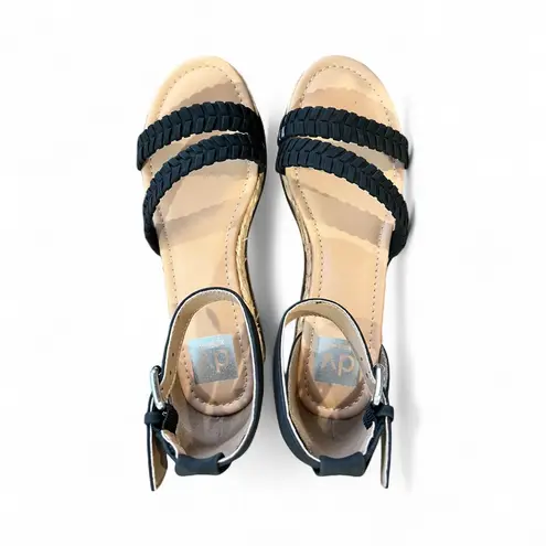 DV by Dolce Vita Biddy Espadrille Wedge Sandal
Size 7 New In Box Black