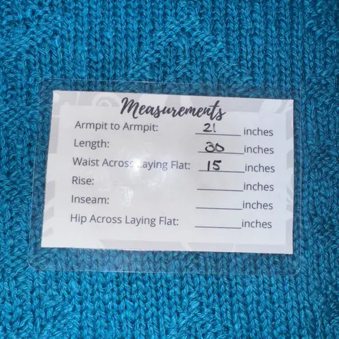 Lake Harmony Rowing Club Blue Cotton Cable Knit Sweater Medium Vintage Made USA