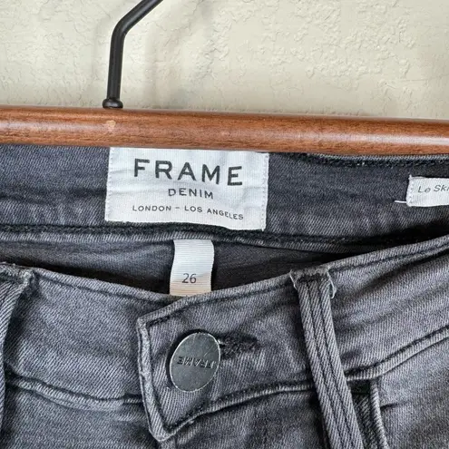 Frame  Women's Le Skinny De Jeanne Crop in Jackson Peak Size 24