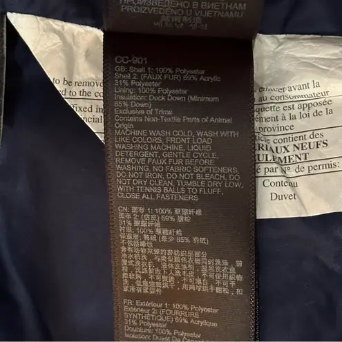 Marmot Women’s Size S Navy Blue Strollbridge 700 Fill Down Jacket