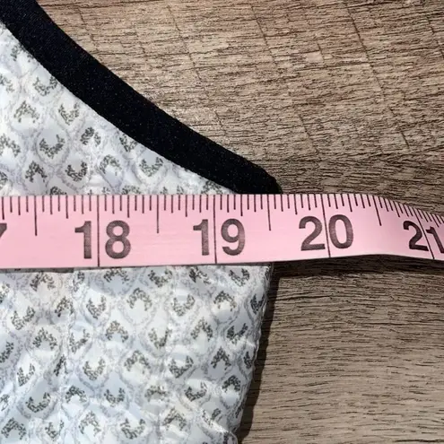 Tribal Womens Full Zip Ribbed Knit Collar Lined Puffer Vest Gray Size Small