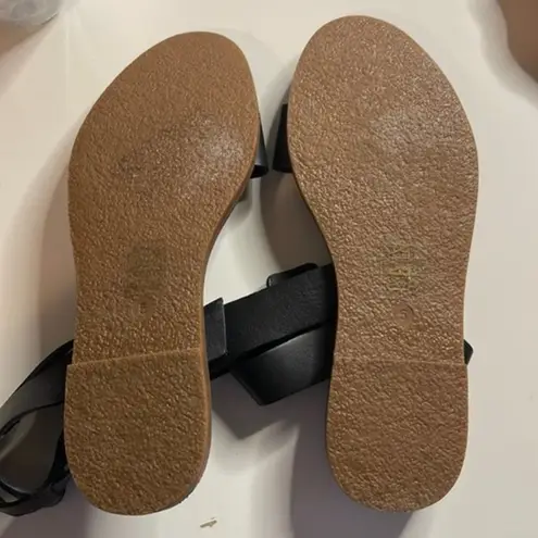 Madewell Black The Boardwalk Ankle-Strap Sandal Size 5 NEW SOLD OUT