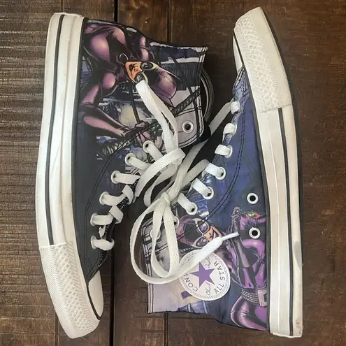 Converse CatWoman Comic High Top Sneakers Womens 8.5 Purple