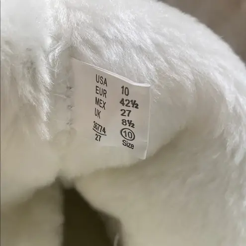 Airwalk Pipkin Natural Khaki Suede Leather Faux Fur Lined Boots Womens 10 Winter