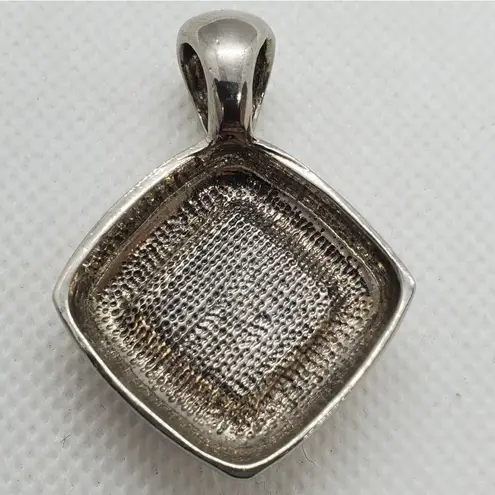 Tiger's Eye Silver Framed Pendant Silver