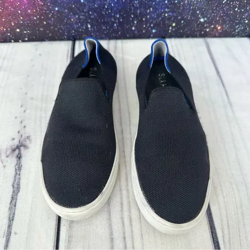 Rothy's The Original Women's The City Flat Sneaker Loafer 6.5 Black Casual Shoes