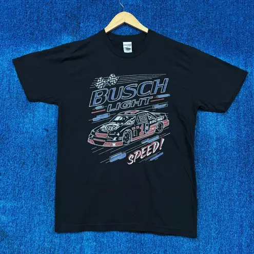 Busch Light Beer Speed Graphic T-Shirt Size Medium