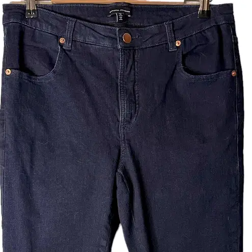 Universal Standard Seine Mid Rise Skinny Jeans Dark Indigo Size 12