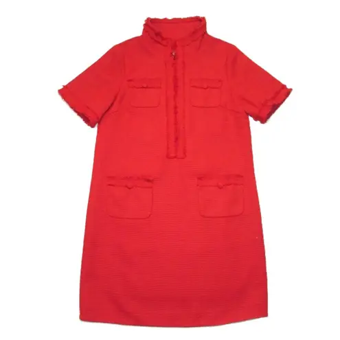 NWT Tuckernuck POMANDER PLACE Ophelia in Red Tweed Mini Shift Dress S