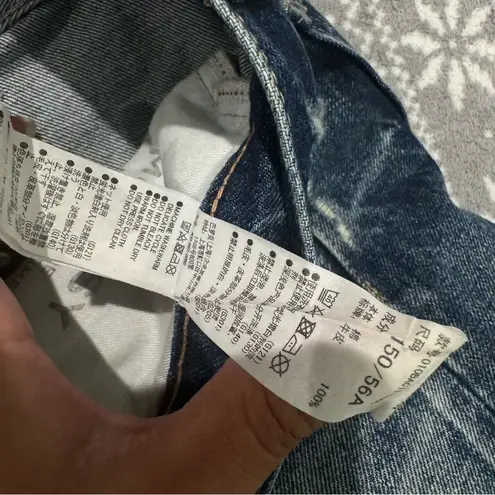 NWOT MOUSSY VINTAGE Kelley Tapered Distressed Jeans In Blue Size 24