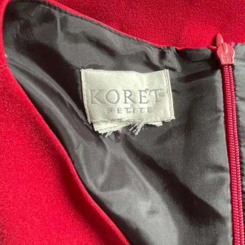 Vintage Koret Petites Blazer Top Set Black Size 18P