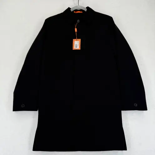 Tallia Black Coat Jacket Size 16R/28 New With Tags Blazer Overcoat