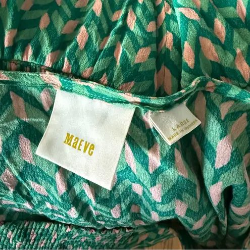 Maeve Anthropologie  Evaline Midi Dress Size Large EUC Pockets‎