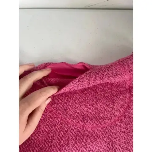 Soft Surroundings Women's Pink Textured 3/4 Sleeve Pullover Sweater Small 0142