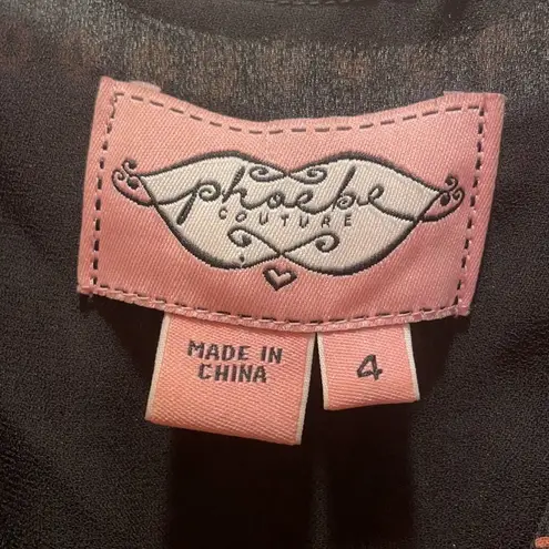 Phoebe Couture Aztec Printed Chiffon Maxi Dress