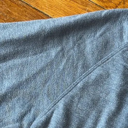 Simply Noelle Blue Elbow Sleeve Top, L/XL