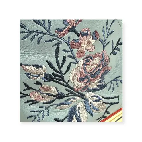 Free People Converse x FP ✪ Chuck 70 Hi Top Floral Embroidery Sneakers ✪ Blue Leather ✪ 8M