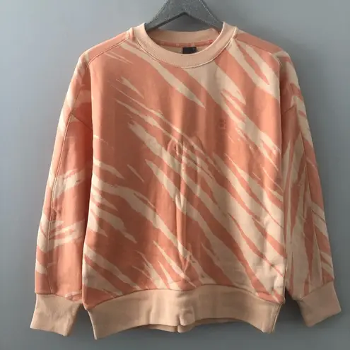 Sweaty Betty  Nectarine Orange Tie Dye Essentials Sweatshirt Pullover NEW