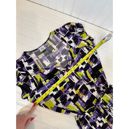 Shelby & Palmer Lily Ruffled Midi Dress & Red Ruched Mini Sheath Dress BUNDLE M