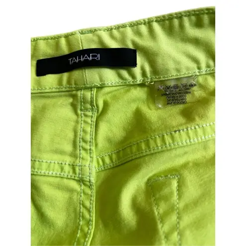 Tahari LIMON GREEN skinny pants size 4/28