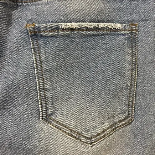 Denim Blvd Women’s Super High Rise Distressed Boyfriend Jeans, 13